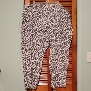 Stylish Black and White Pajama Pants
